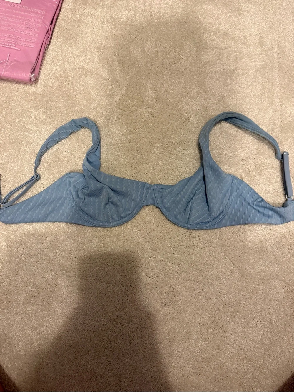 Abercrombie & Fitch Dusty Blue Underwire Bikini